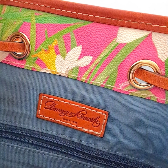 Dooney & Bourke Daffodil Floral Drawstring Bucket Bag - Picture 10 of 15